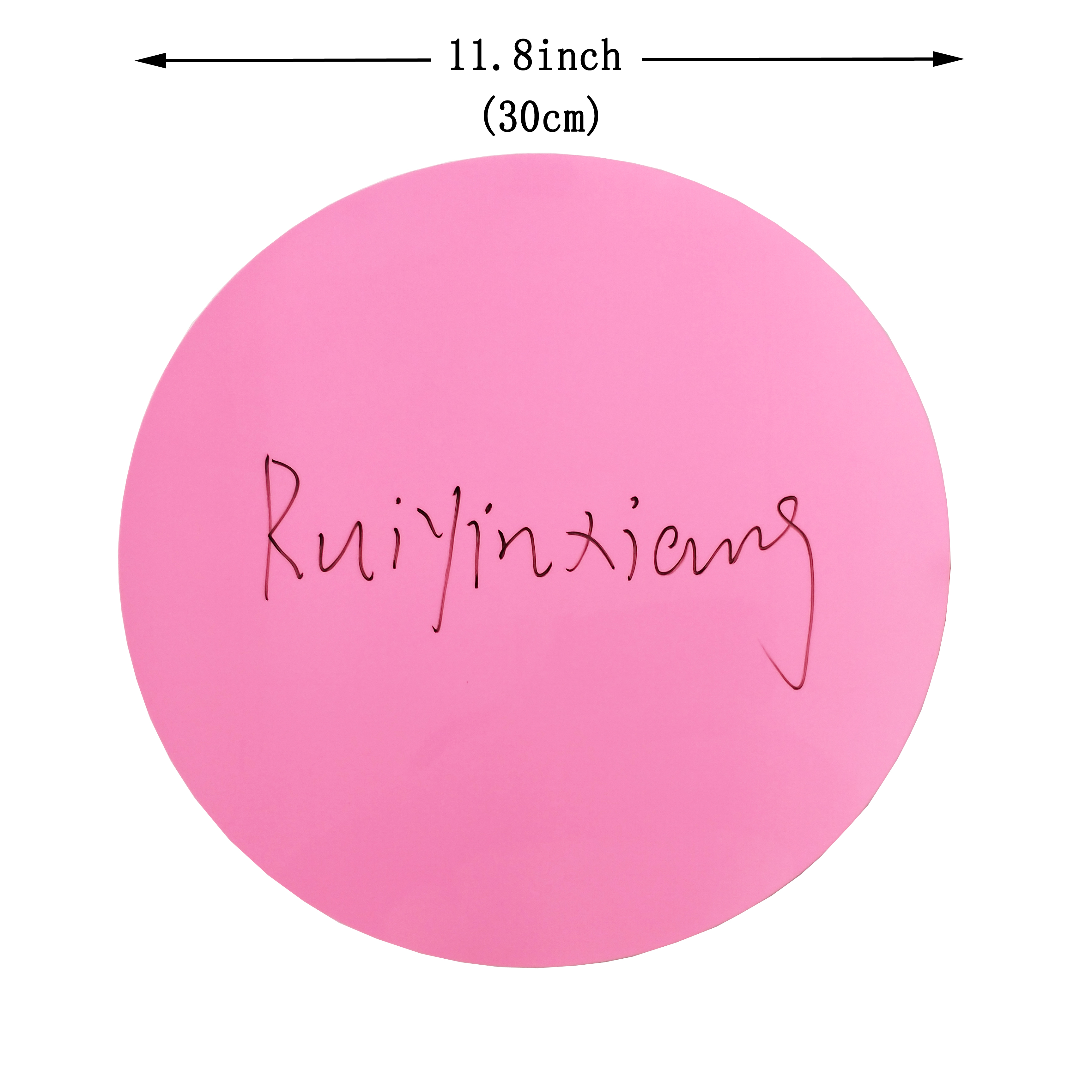 Colorful Set Dry Erase Circles White Board Marker Removable Vinyl Dot Wall Decal for Training School Teaching Progress