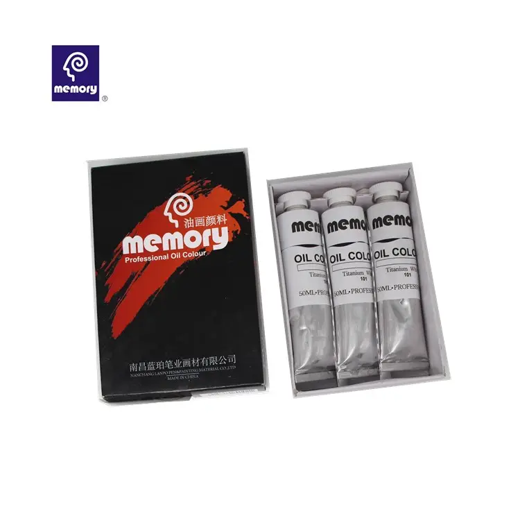 Высококачественная масляная краска Memory artist 50 мл 3 штуки для набора, оптовая продажа масляных красок Мари, завод-производитель