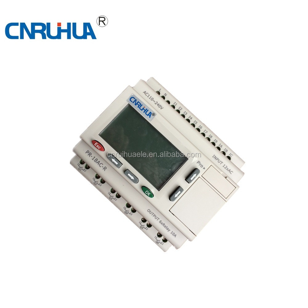 Программируемый Интеллектуальный контроллер PLC PR-18AC-R 220 В переменного тока