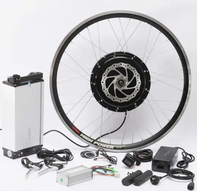 power motor wheel electric bicycle kit 1000w 48v with lithium battery 20"24"26"28"700c