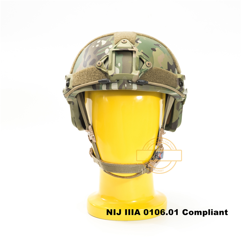 ISO сертифицированный мультикам Camo Stack Build Deluxe Liner NIJ Level IIIA 3A быстросохнущий пуленепробиваемый арамидный баллистический шлем