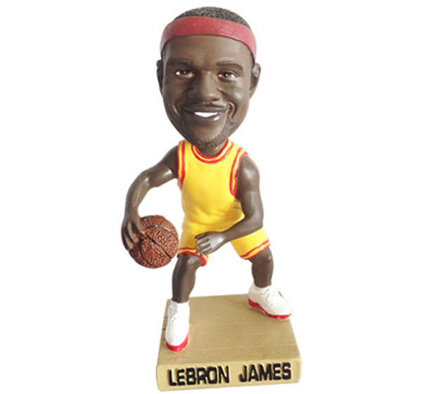 Lebron Джеймс Боббл голова индивидуальная кукла полимерная фигурка виниловый воблер