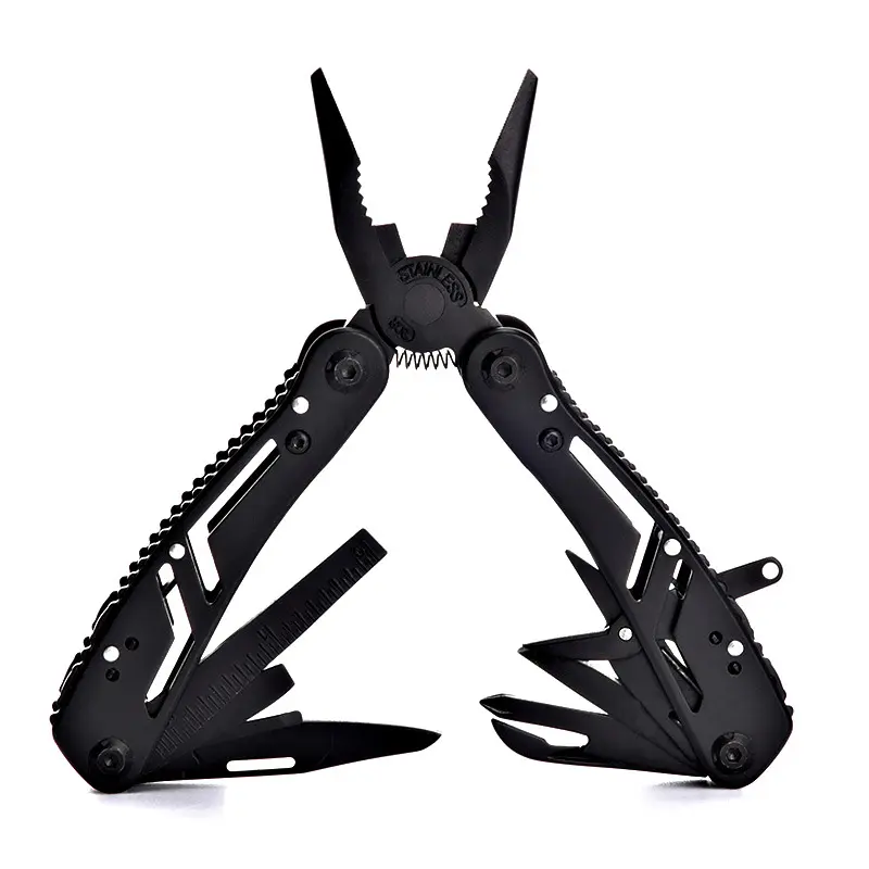 14 in 1 Multi Functional Plier Outdoor Camping Tool with Nylon Pouch