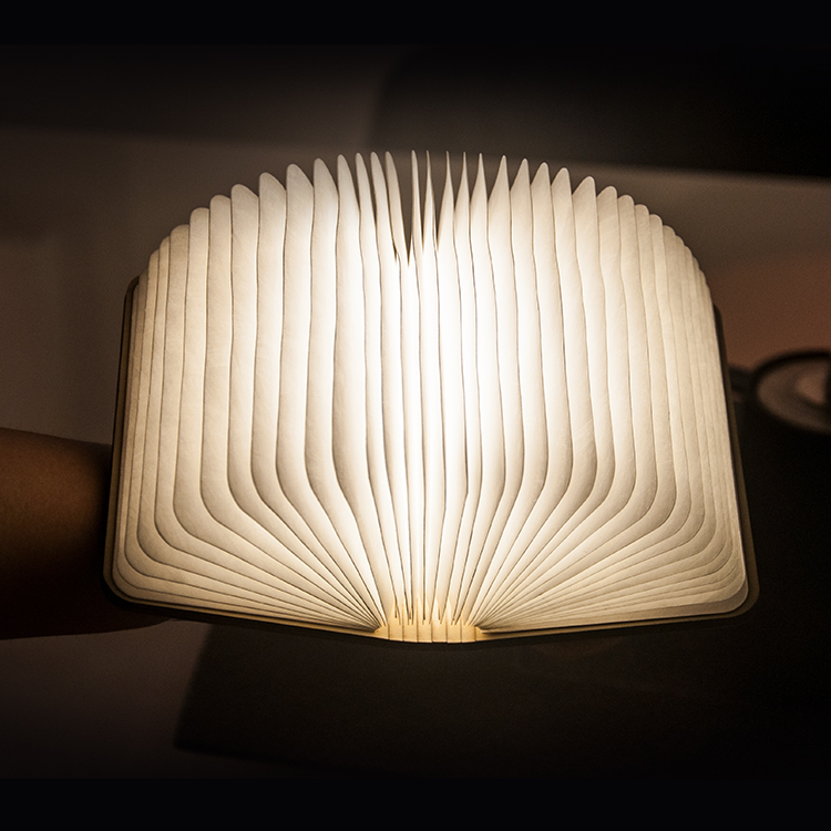 Светодиодная мини-складная деревянная usb-лампа для чтения Tyvek book light