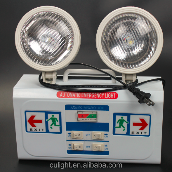 Квантовый 2-Light термопластичный светодиодный аварийный выход знак/блок приспособления комбо
