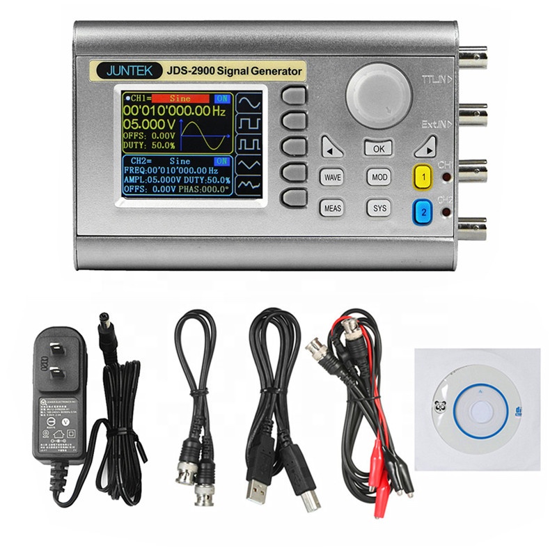 JDS2900 DDS высокочастотный генератор сигналов счетчик цифровое управление двухканальный