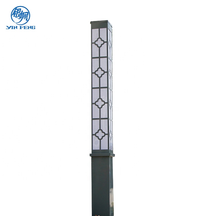 Custom LED garden light pole fabrication