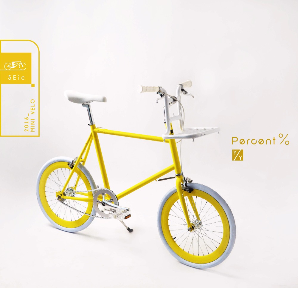Велосипед SEic select bike с фиксированной передачей, легкий односкоростной миниатюрный велосипед, 20 дюймов