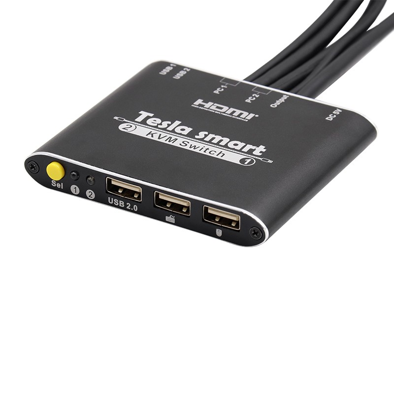 HDMI KVM переключатель 2x1