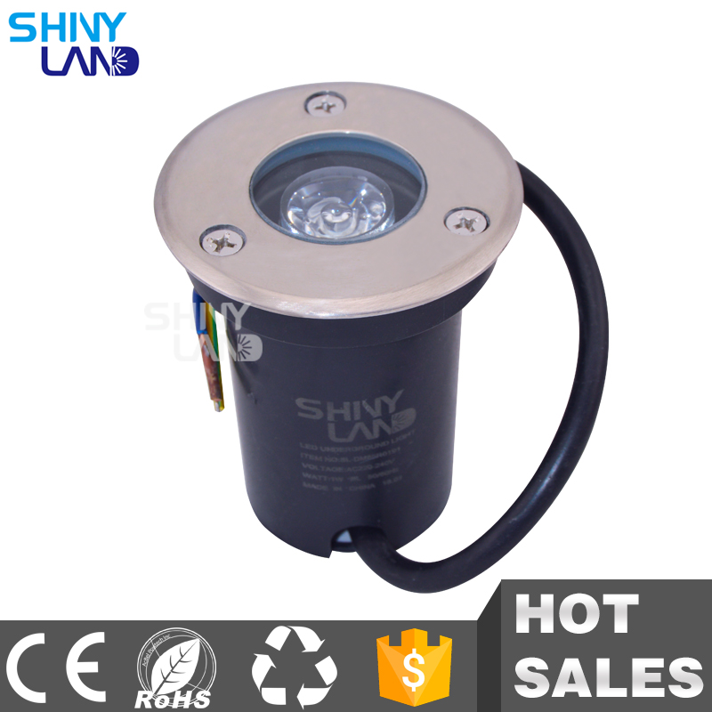 1 Вт COB AC85-265V сид подземный lightIP68 Похоронен встраиваемые открытый Похоронен лампа
