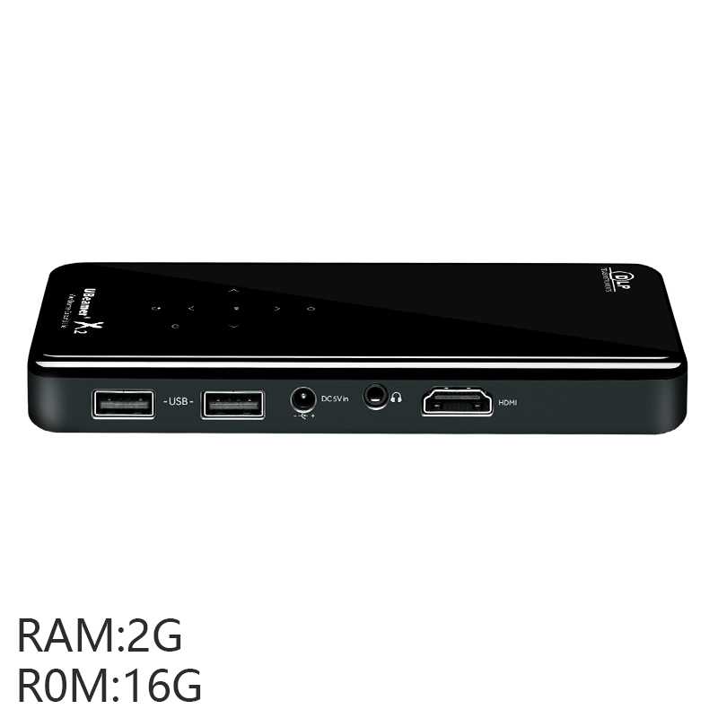 [Высокое качество] мини-проектор AUN X2 Android 7,1 (RAM:2G, ROM:16G), WIFI, поддержка 1080P, DLP-проектор, Заводской OEM ODM