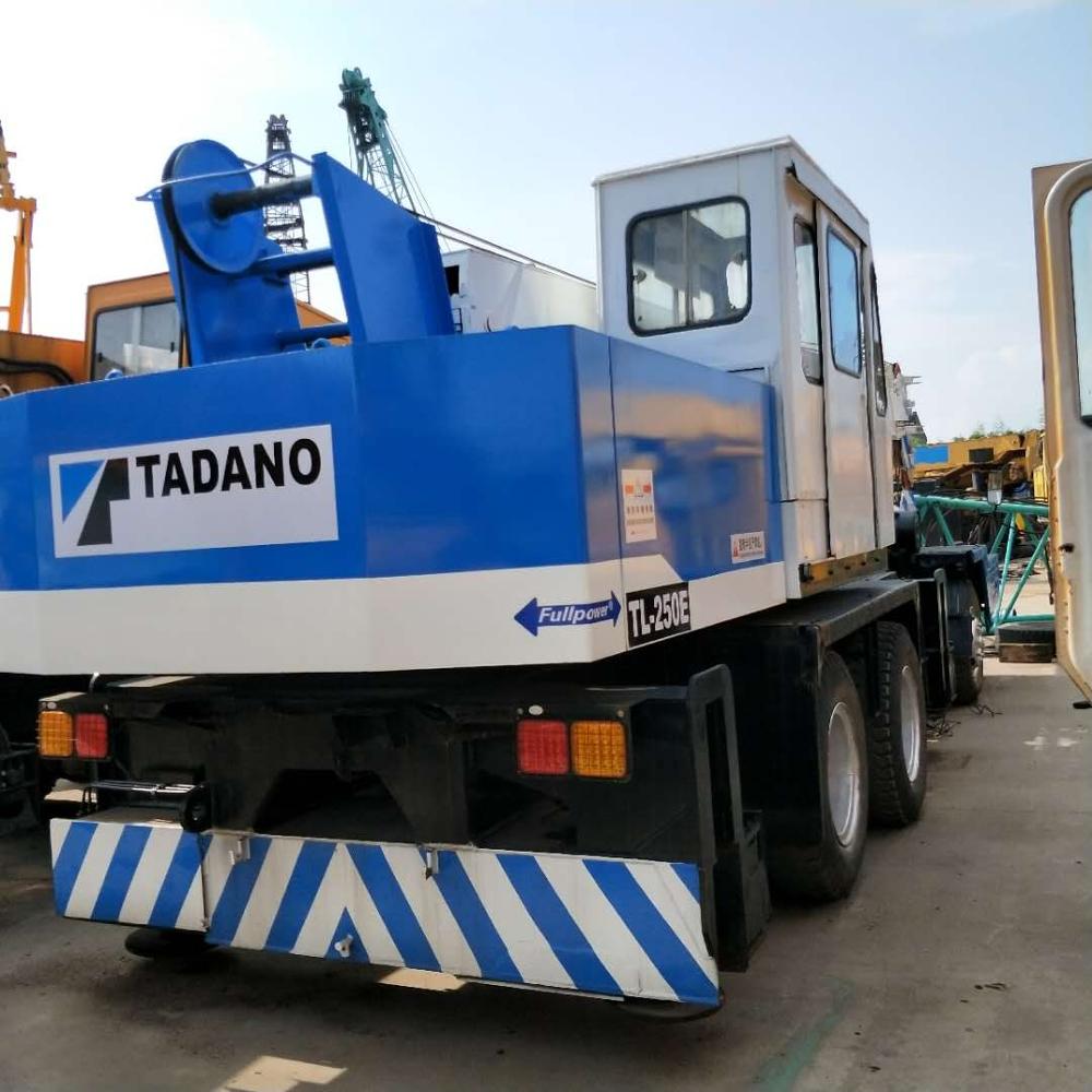 Новинка 90%, б/у оригинальный 25-тонный Грузовой кран TADANO TL250E по отчаянной цене, грузовой кран Tadano TL250