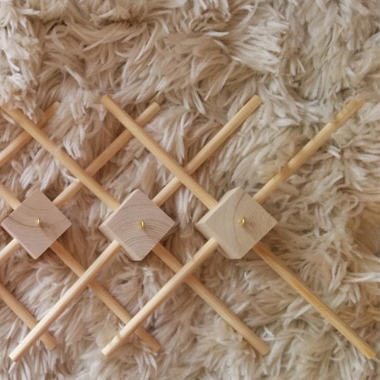 Деревянный DIY детский мобильный комплект для кроватки