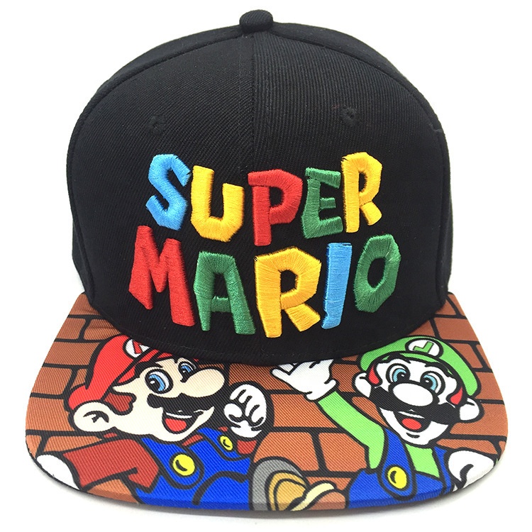 Бейсболка в стиле Super Mario Bro, регулируемая бейсболка