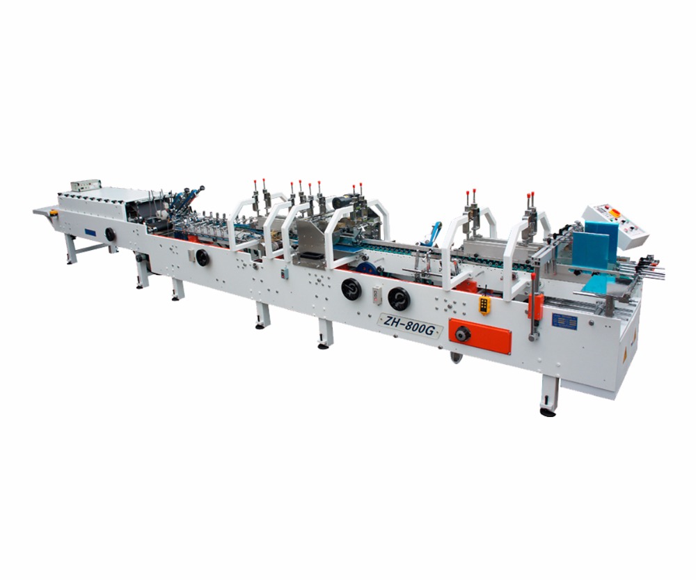 ZH800G Caja plegadora-encoladora Папка Gluer