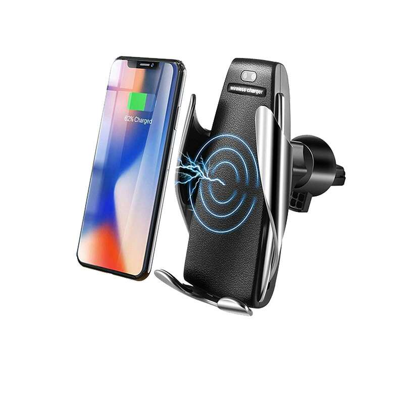 Беспроводное зарядное устройство, автомобильное крепление для Iphone X 8 Samsung S9 Plus, держатель мобильного телефона для Huawei P20, магнитное Беспроводное зарядное устройство для автомобиля