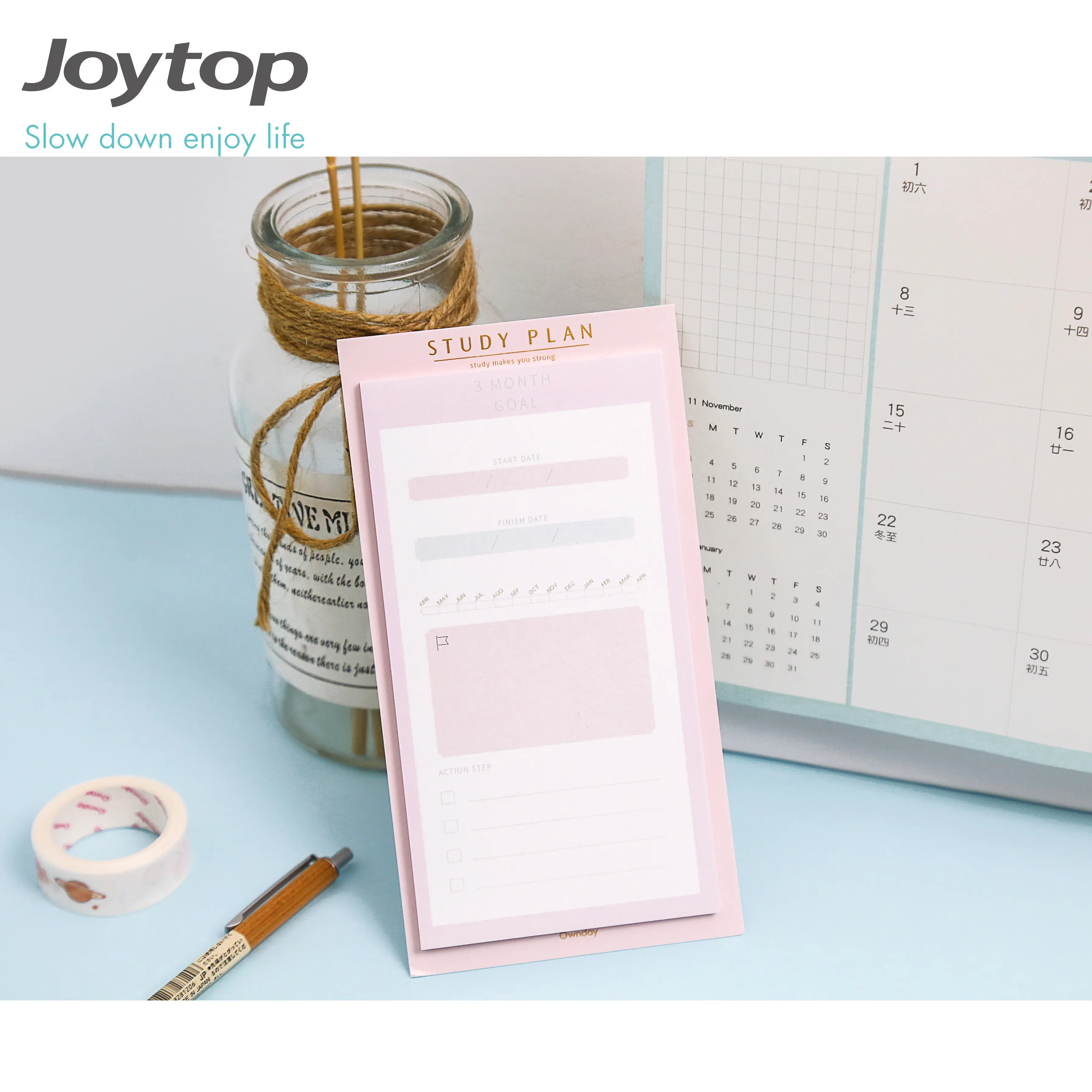 Ownday 101281 School Supplies Student To Do List Weekly Planner Memo Pad Sticky Notepads For Study Plan