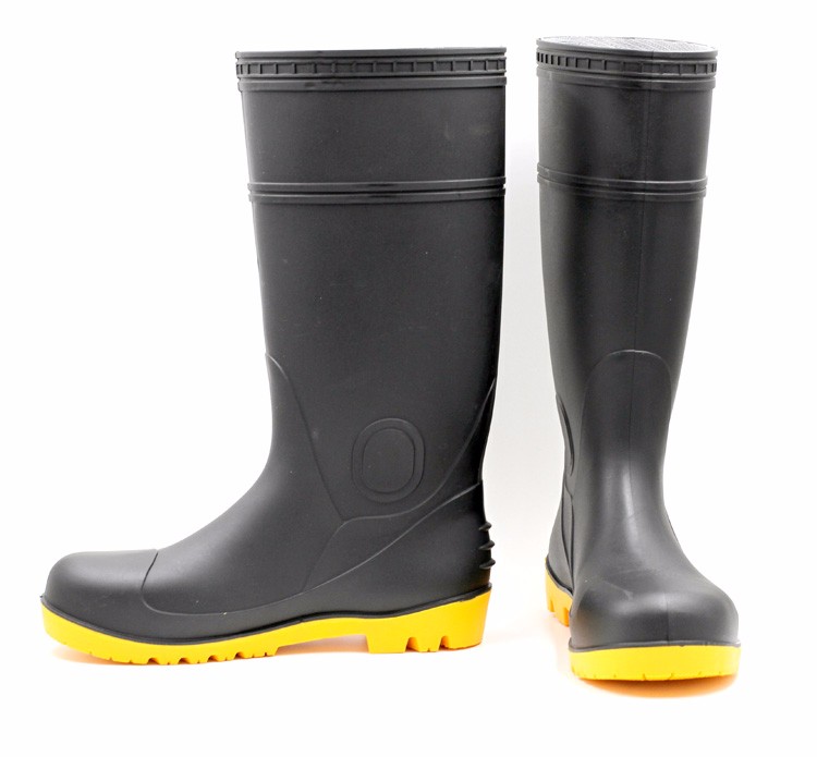 Factory Men work shoes Wellington PVC Safety Boots for Men