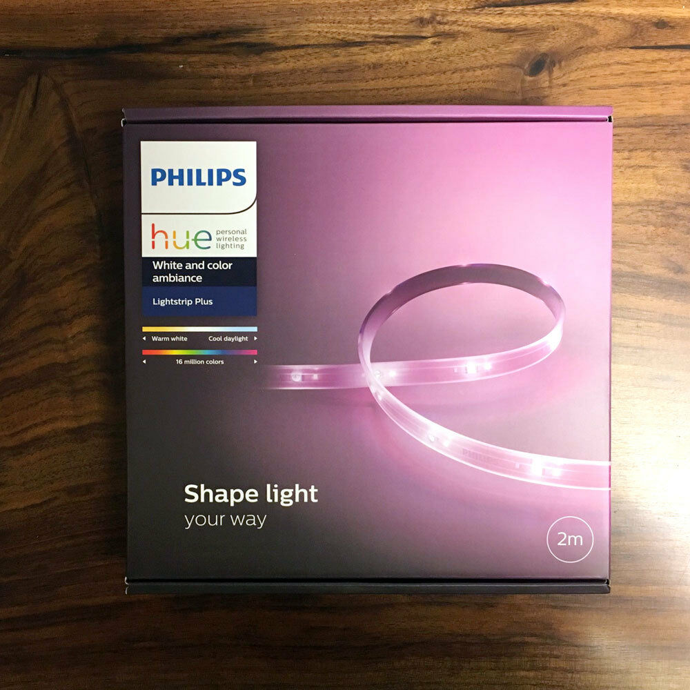 Светодиодная лента PHILIPS с белым оттенком цветов, осветительная полоса с подсветкой, 2 м, 80 дюймов