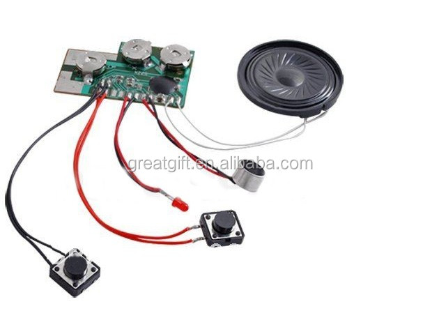 voice recording sound module greeting card voice recorder module