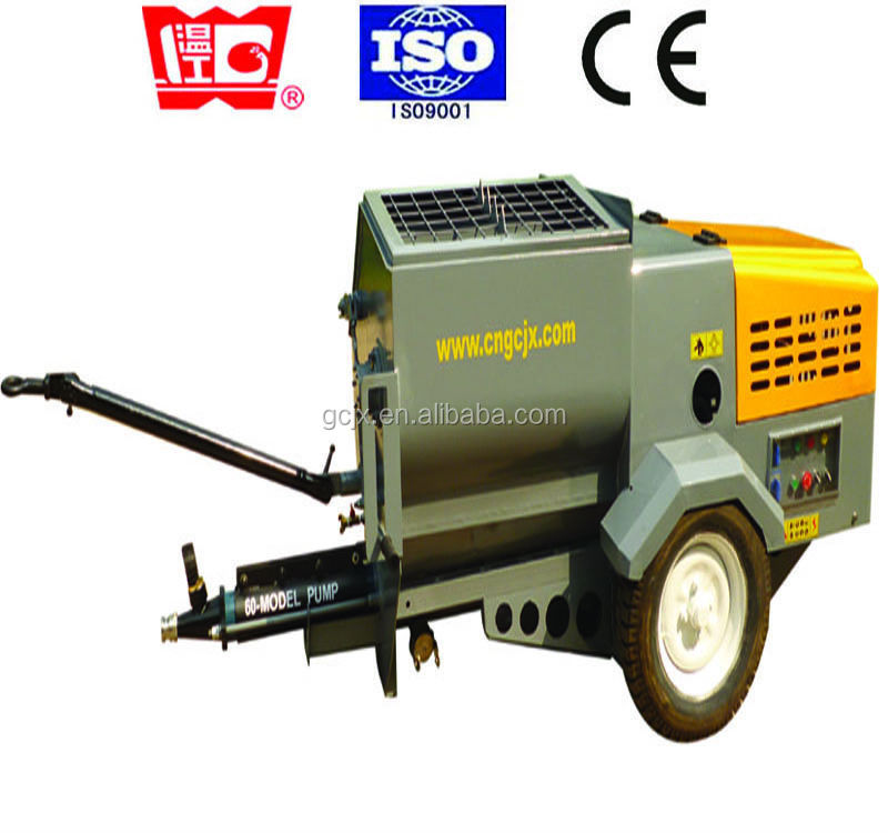 7.5 KW mixer projective plastering machine for sale