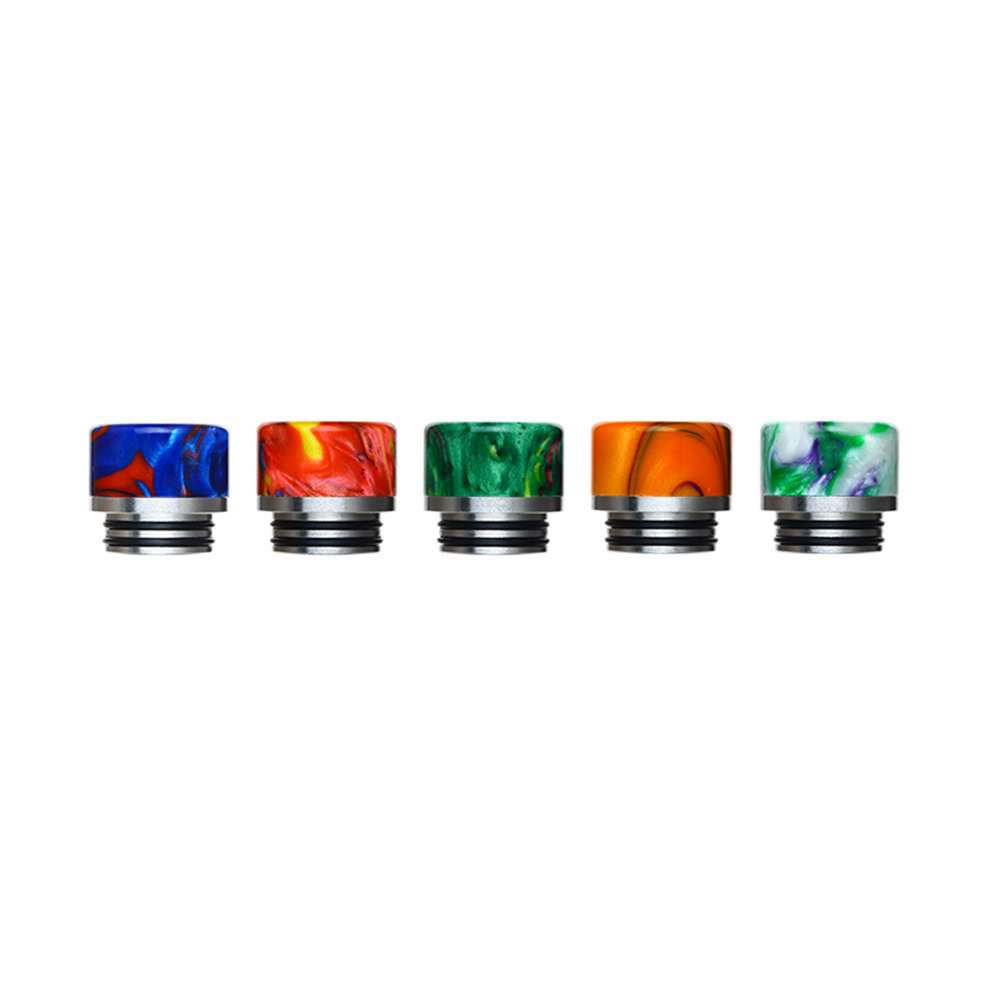 Factory Wholesale Epoxy Resin 810 Mouthpiece Multi Colors Options E-cigs Atomizer Drip Tips For Vaping RDA Tanks