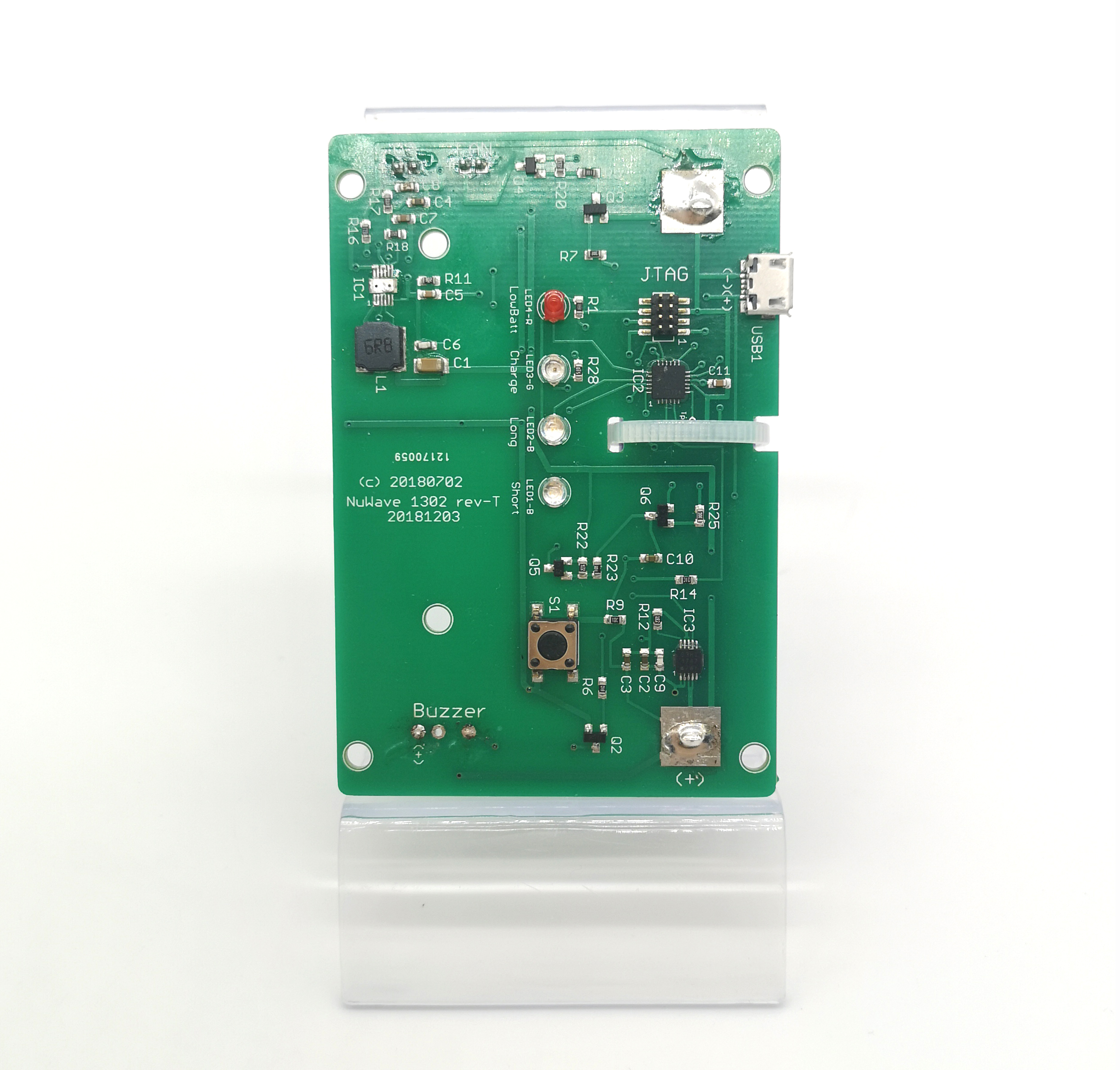 Custom Black Soldermask Ultrasonic Transducer Pcba Board Assembly Printed Circuit Board