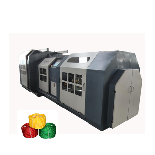 Twisting Plastic PE LDPE COTTON SISAL JUTE NYLON PA PP rope braiding machine with yarn extruder and twisted rope twister