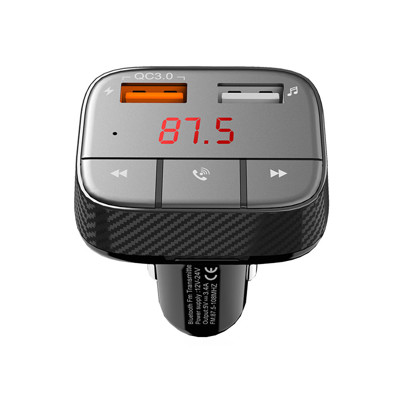 2019 AOEDI FM Transmitter + Car Quick charger cheap promotion