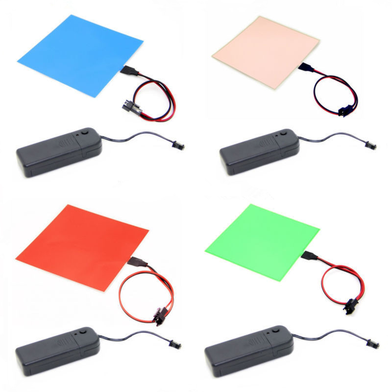 Multi color EL Panel with DC3V battery inverter