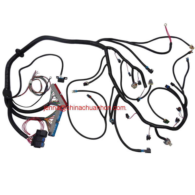 Обновление 1997-2002 LS VORTEC 4,8 5,3 6,0 CNCH своп автономный жгут проводов двигателя с T56 DBC ручная передача TXL жгут проводов