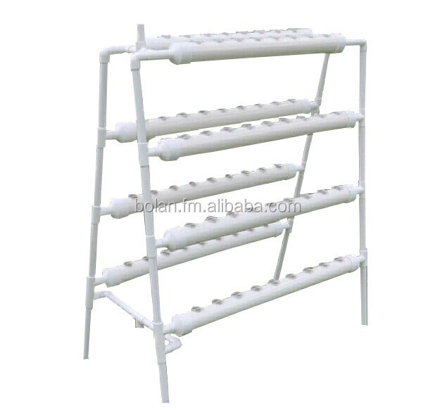 Hydroponics system NFT with 72pcs of net cup. Nutrient Film Technique (NFT)