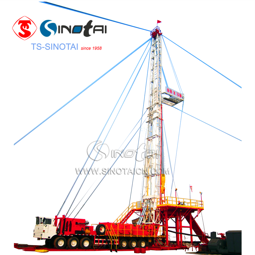 Стандартные буровые установки с прицепом для нефти и газа API ZJ20