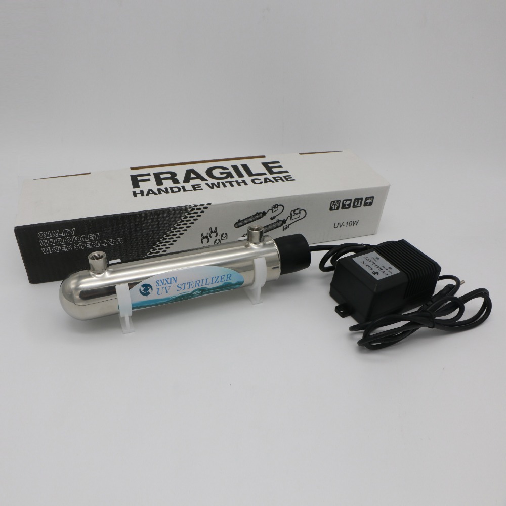 Высокое качество 16 Вт 2GPM 304SS/316L питьевой воды UV стерилизатор для домашнего использования УФ-фильтр для очистки воды