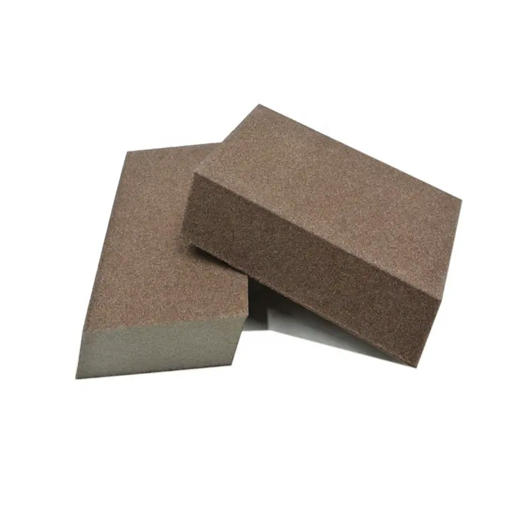 SATC Small Area Medium/Fine Grit Angle Sanding Sponges 5 Inch by 3 Inch by 1 Inch, Double Bevel Angle Block