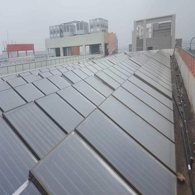 Guangzhou flat panel solar water heater system solar panel water heater