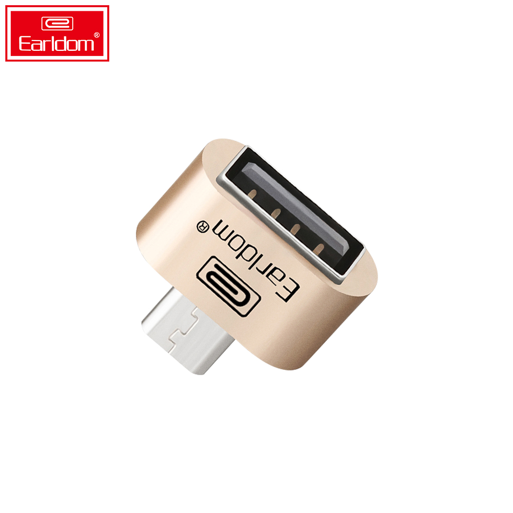 Компактный адаптер Earldom с Micro USB OTG на USB 2,0, совместимый с планшетом Android, кардридер для кабеля Samsung, флэш-накопитель OTG
