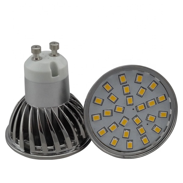 230v стеклянная крышка 2835SMD ra80 4w gu10 Светодиодный прожектор