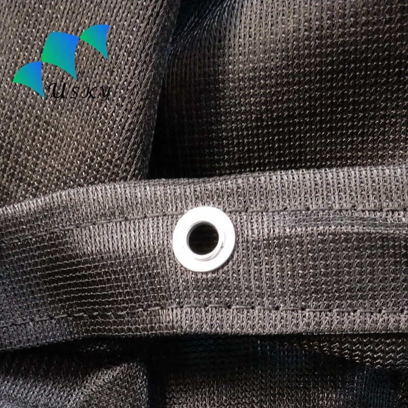 HDPE пейнтбольное поле сетка для забора черный цвет 180gsm для съемки