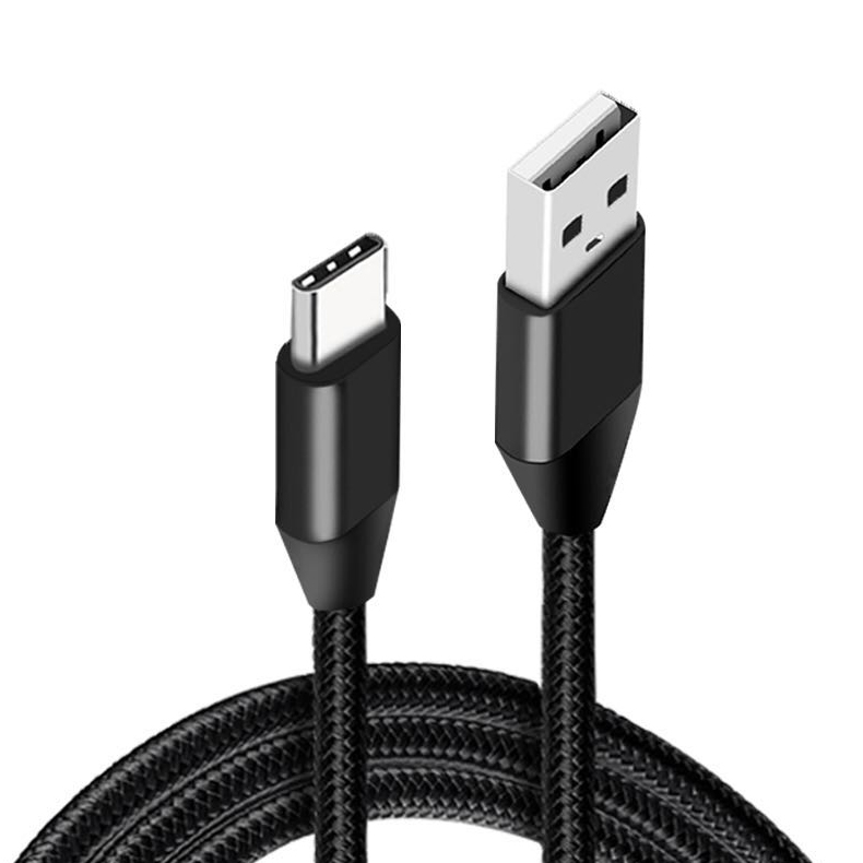 Производитель 1 м 2 м 3 м OEM Нейлон Плетеный Быстрая зарядка USB Тип c кабель