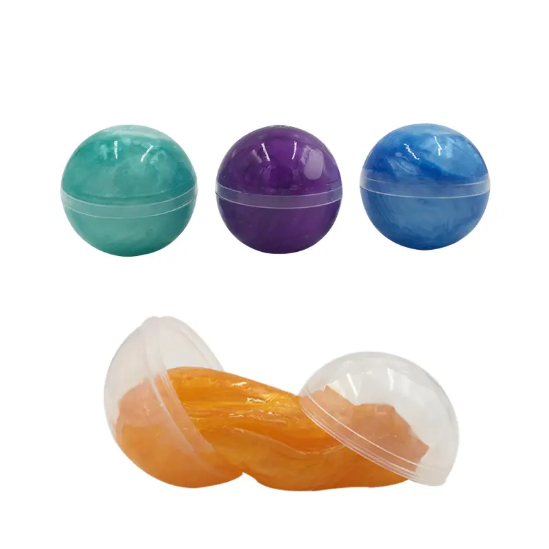 Vending Capsule Metallic Soft  Putty Slime Toy