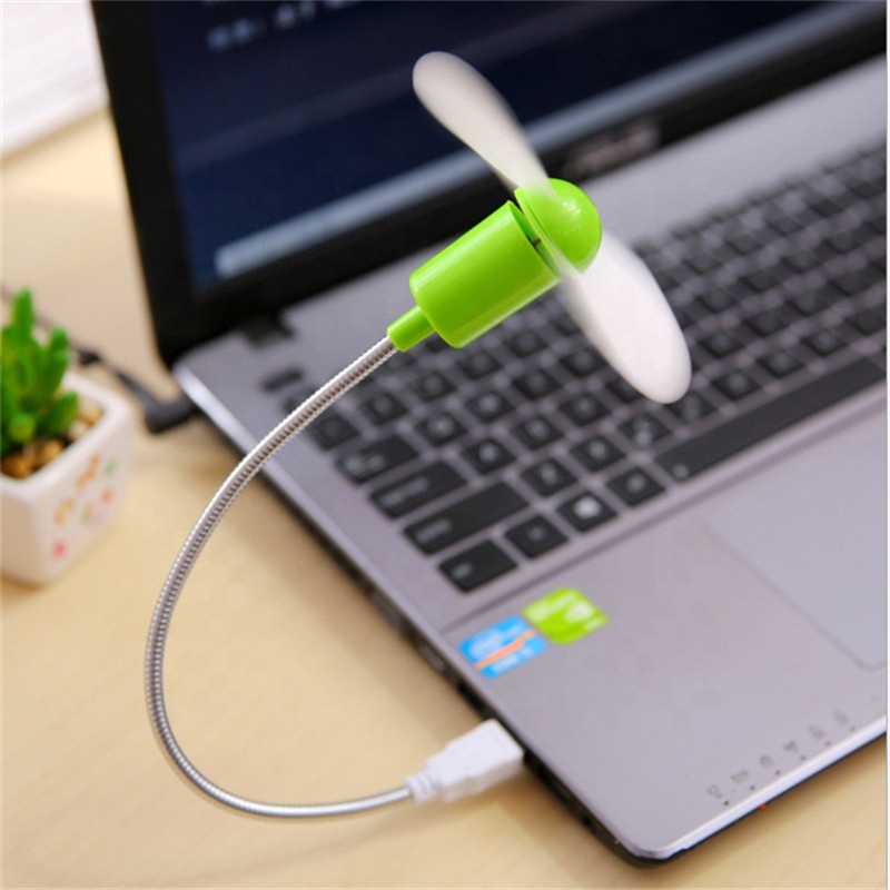 Мини USB портативный вентилятор охлаждения вентилятор гаджеты гибкие холодный для портативных ПК Ноутбук Высокое качество Вентилятор Кулер для настольного компьютера 5 видов цветов