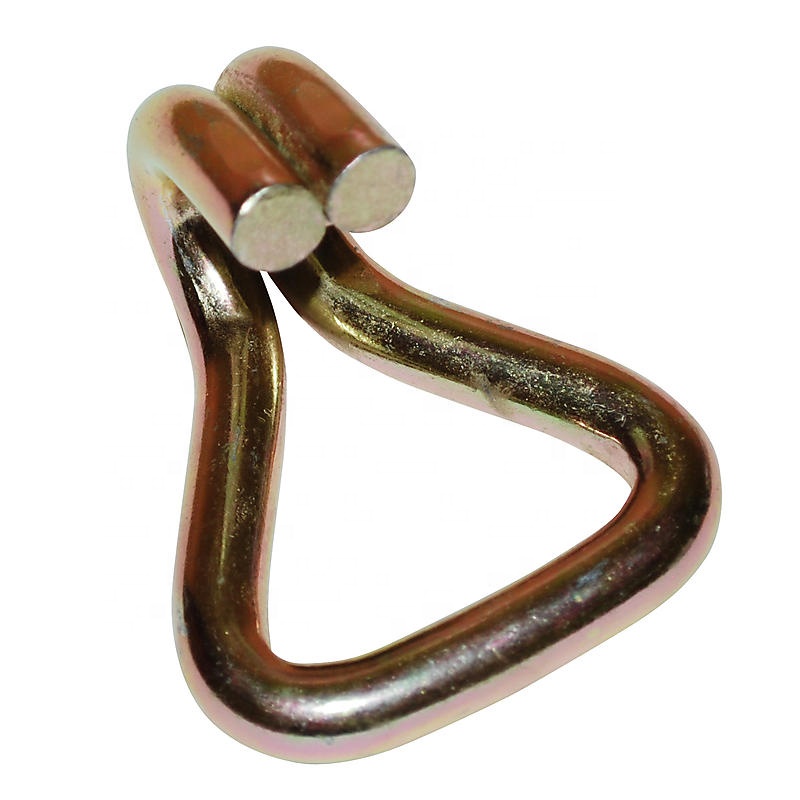 4" 100mm 10T metal steel zinc plated double J hook