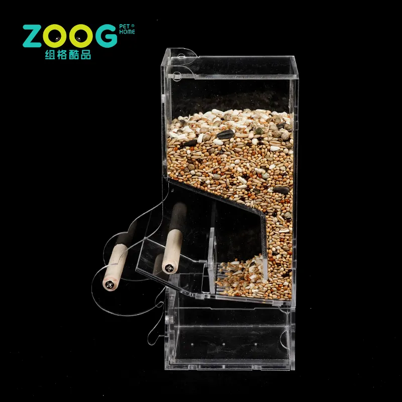 High quality acrylic simple bird feeder for sale