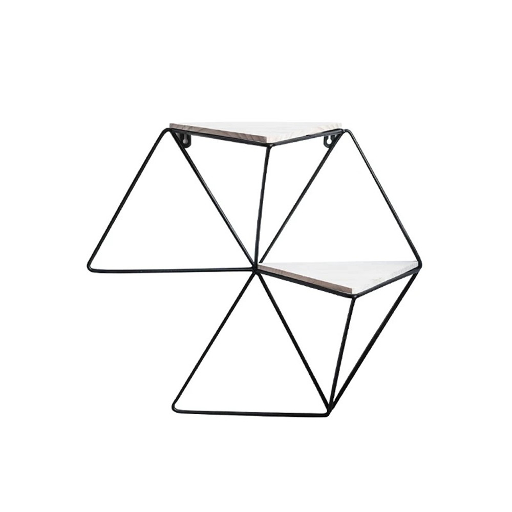 Industrial Creative Bookshelf Simple Living Room Display Book Floating Shelf Shelves Wall Mount Floating Glass Shelf