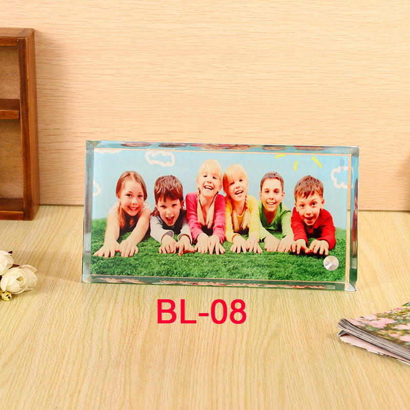 Rubysub BL-08 230*120 мм, Заводская Прямая поставка, сублимационная стеклянная рамка, фоторамка, Стеклянная фоторамка