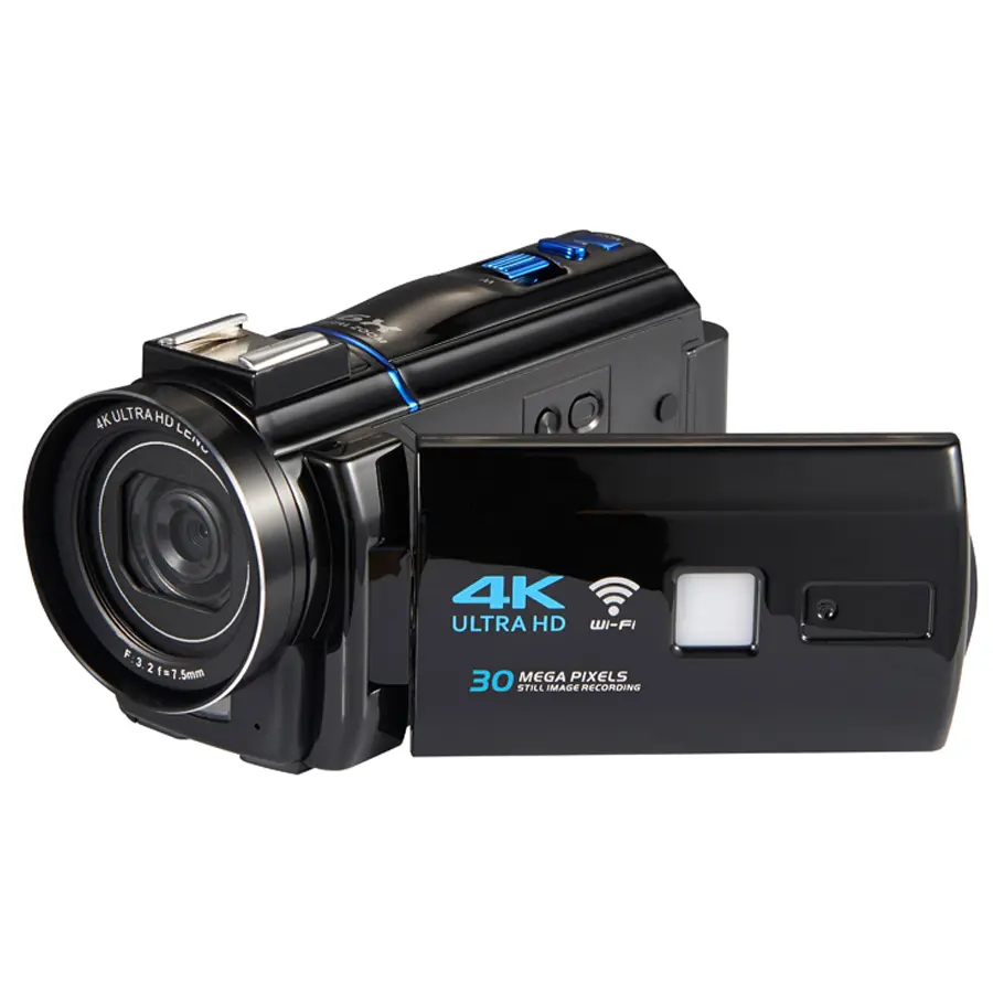 4K digital video camera with 3.0'' touch display wifi camcorder