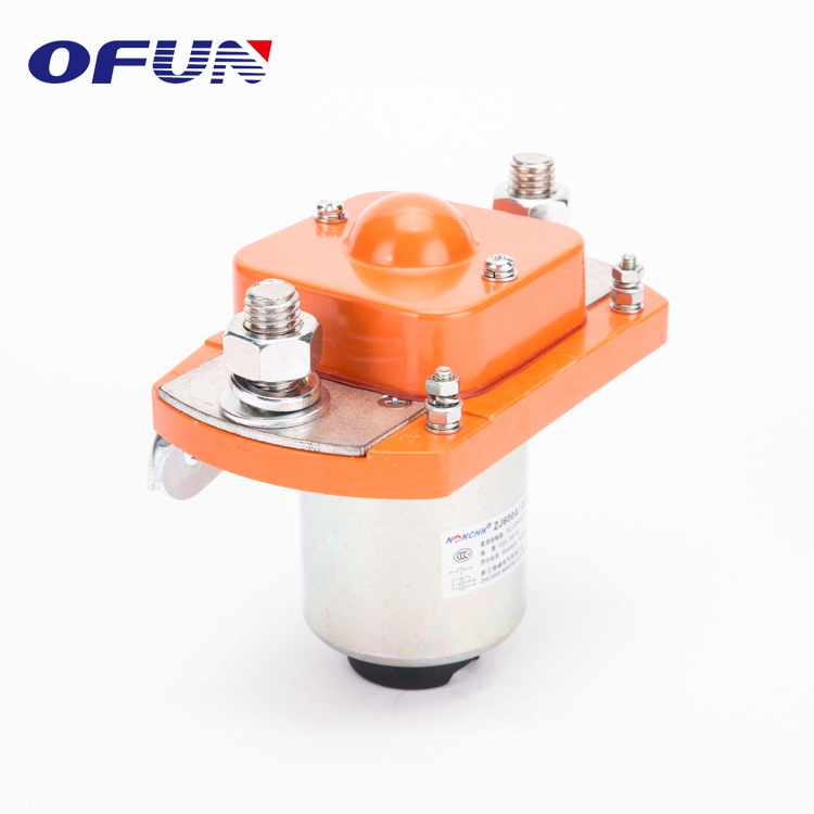 OFUN 2018 Горячие продукты Магнитный 12V DC контактор 50A 100A 200A 400A 600A с торговой датой