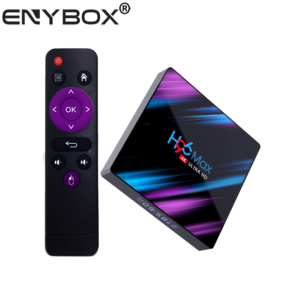 OEM H96 max RK3318 Четырехъядерный 4k Smart Android 9,0 Ott TV Box 4 ГБ 64 ГБ