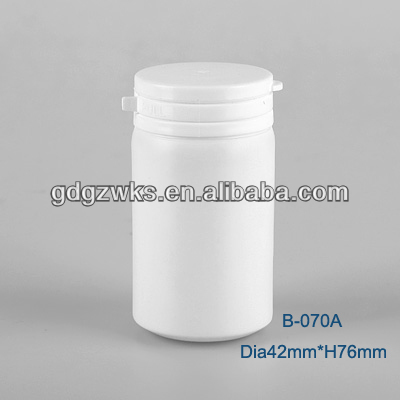 70ml hdpe пластиковых фармацевтической упаковки легко- буксировки крышкой на продажу